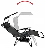 Шезлонг крісло садовий, туристичний, фото 2