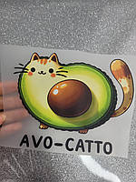 Термонаклейка на одежду "AVO-Catto" 190120