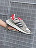 Чоловічі кросівки Adidas ZX 500 RM Grey Взуття Адідас ЗХ сірі легкі весна осінь літо, фото 3