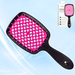 Масажна розчіска Superbrush для укладання всіх типів волосся будь якої довжини в коробці