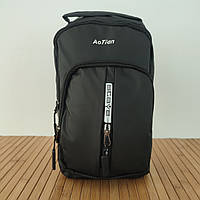 Городская сумка-слинг через плечо "AoTain" до 6 литров размер 30*18*10 см цвет черный