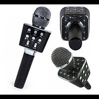 Микрофон - Караоке Bluetooth WSTER WS-1688 Черный mn