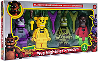 Игровые фигурки Five Nights at Freddy's (FNAF) 4 шт подвижные руки ноги электронные часы для ребенка от 3 лет