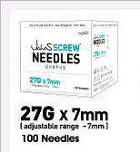 John's Screw Needles 27G 7 мм