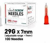 John's Screw Needles 29G 7 мм