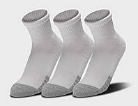 Шкарпетки UA Heatgear Quarter 3pk Білий Уні LG
