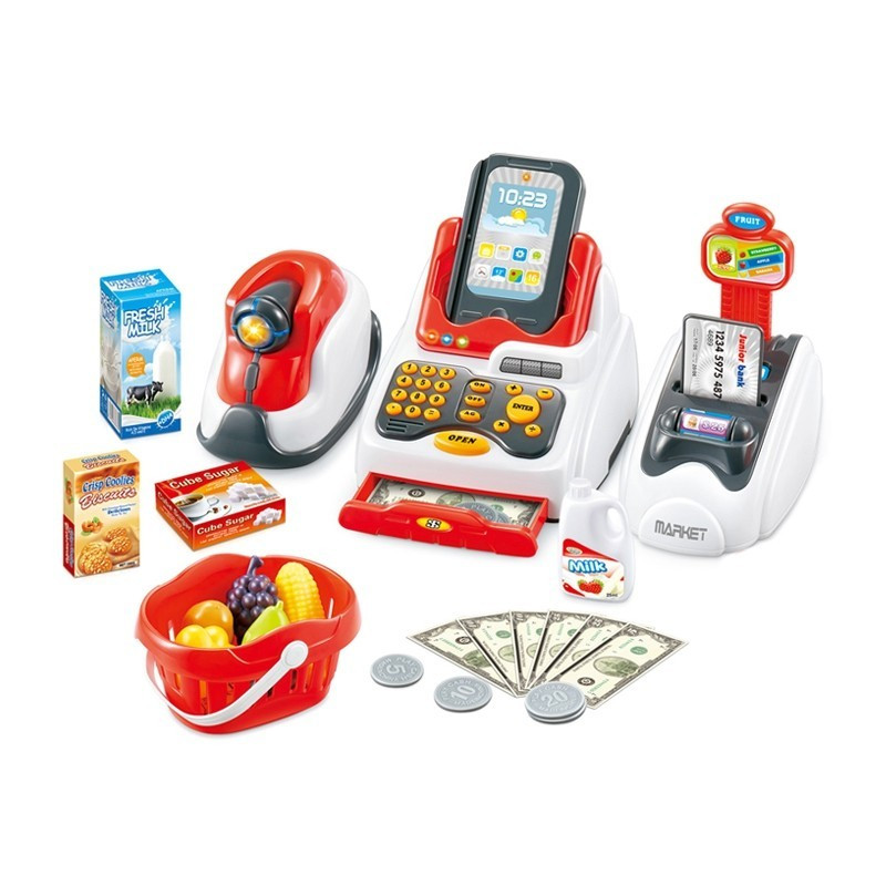 Ігровий набір касовий термінал з ісканером та аксесуарами Woopie 29665, фото 1