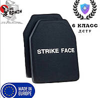 Легкие керамические Бронеплиты Strike Face 2.8 кг 6 класс ДСТУ