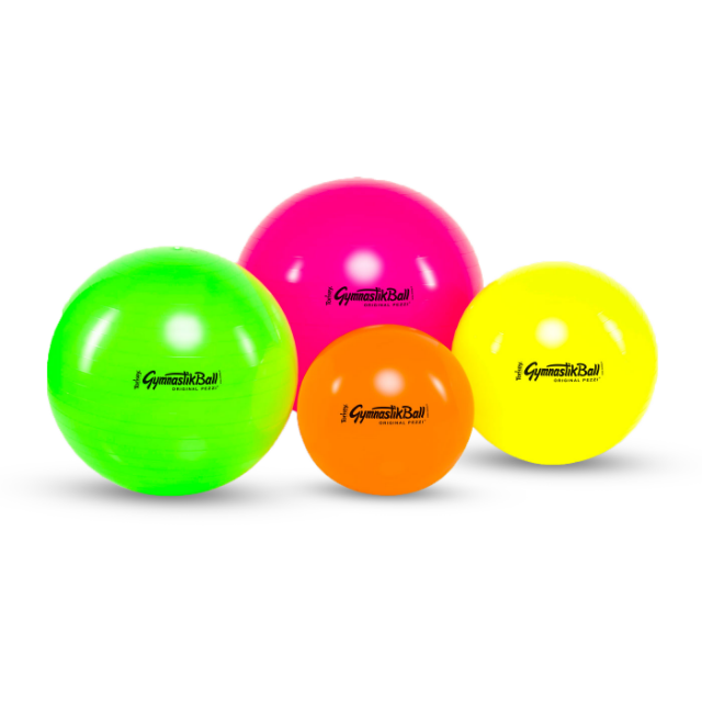 М'яч гімнастичний Ledragomma Gymnastik Ball Standard FLUO 65 см, фото 1