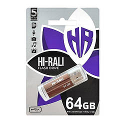 DR USB Flash Drive Hi-Rali Corsair 64 gb Колір Сталевий