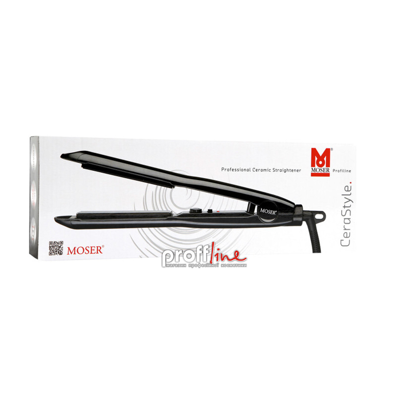 Утюжок для волос Moser CeraStyle Pro Black 4417-0050 черный