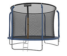 Садовий Батут LEOBRO Premium 252 см із внутрішньою захисною сіткою 8FT BLUE