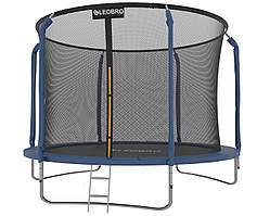 Садовий Батут із внутрішньою захисною сіткою 312 см. LEOBRO Premium 10FT BLUE