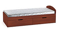 Односпальная кровать с ящиками Компанит-90+2 яблоня BS, код: 6541225