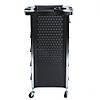 Парикмахерська тележка YRE Q21 – 5 полиць, чорна, мобільна, фото 6