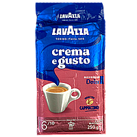 Кава крема е густо дольче колір (мелена) Лавацца Lavazza crema e gusto dolce 250g 20шт/ящ (Код: 00-00003146)