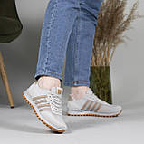 Кросівки жіночі на літо сітка світло-сірі, фото 9