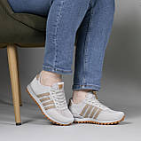 Кросівки жіночі на літо сітка світло-сірі, фото 2