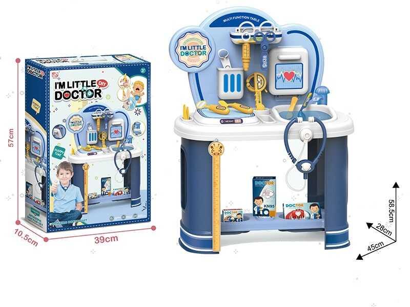 Ігровий набір доктора A-Toys синій, 8832-1