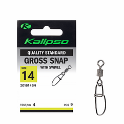 Застібка Kalipso Gross snap with swivel 201614BN №14(9)