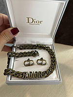 Диор набор колье и серьги / Dior