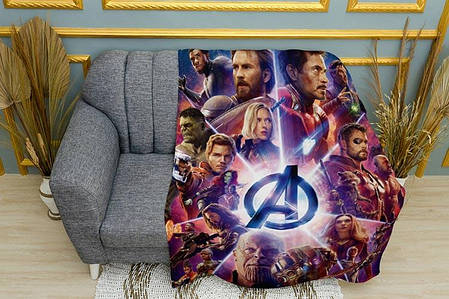Плед «Марвел. Месники. Фільм. Marvel. Avengers. Film», фото 1