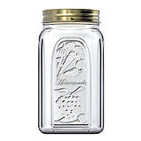 Банка для продуктів Homemade 1000 мл із металевою кришкою, фото 4
