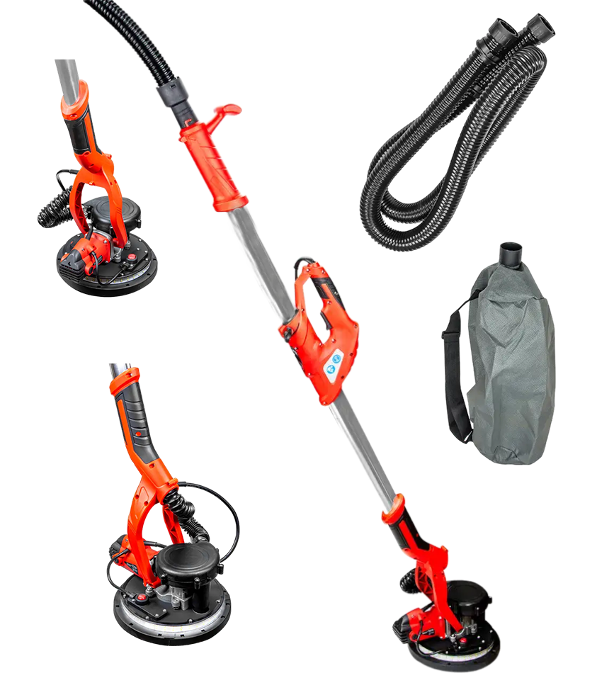 Потужна шліфмашина для стель і стін (жираф) PROLINETECH PLT/WS-1200 200 Вт 255 мм, фото 1