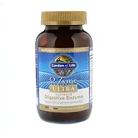 Garden of Life, O-Zyme, Ultra, лучшая смесь пищеварит ферментов, 180 капсул UltraZorbe энзимы для пищеварения