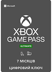 Карта оплати Xbox Game Pass Ultimate, 7 місяців: Game Pass Console + PC + Core + EA Play