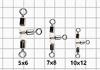 Вертлюг Kalipso Swivel triple with beads 103105x06BN №5х6(5)