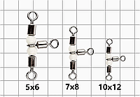 Вертлюг Kalipso Swivel triple with beads 103110x12BN №10х12(5)