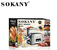 Бытовые электрические мясорубки Sokany SK-090 3500Вт, электромясорубка мощная многофункциональная для дома