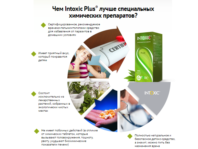 Препарат Intoxic Plus (Интоксик Плюс) Средство от паразитов,ukrfarm - фото 2 - id-p412175508