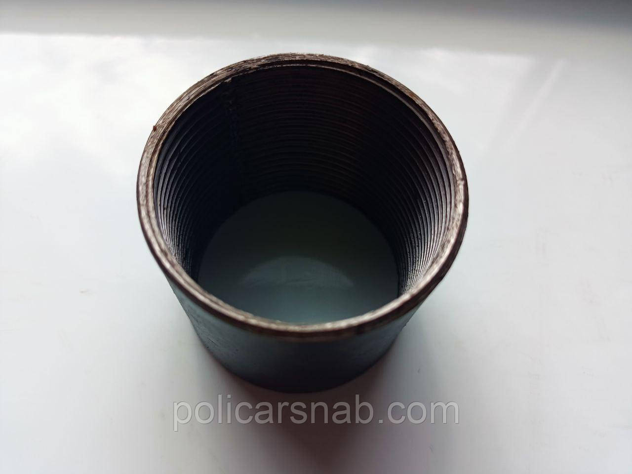 Муфта пряма сталева Ду40 (1 1/2") з внутрішньою різьбою з'єднувальна ДСТУ 8966-75