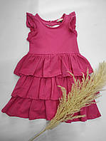 Нежное платье с рюшками и открытой спинкой для девочки 6 лет
