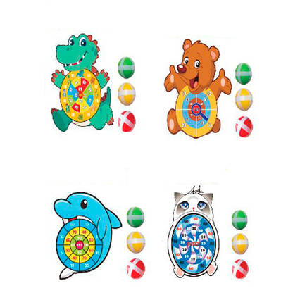 Дартс на липучці, м'яч 3 шт MR 1200-5