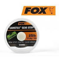 Поводковый материал Fox Camotex Semi Stiff 20м 20lbs