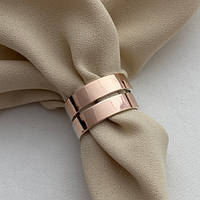 Кольца обручальные серебряные с золотыми напайками американки пара