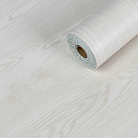 Самоклеюча вінілова плитка, вінілове ПВХ покриття для стін та підлоги в рулоні 3 м, Молочне дерево матове