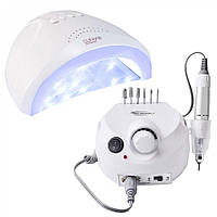 Подарунковий набір лампа SUN ONE 48W + фрезер DM-202 35 000 об/хв 45 ватт DE