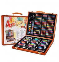 Набор для рисования "Artistic Set" 150 пред (Набор для творчества в чемодане деревянном, набор художественныDE