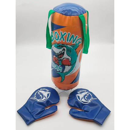 Боксерський набір груша, наповнювач-текстиль, 2 рукавички, сітка MR 1190