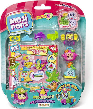 Ігровий набір MOJI POPS S2 – ФОТОСЕСІЯ (4 фігурки, аксесуари)