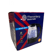 [MB-01826] Чайник электрический стекляный Masterberg 2L NAC-007 (12) DE