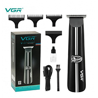 [MB-01482] Машинка для стрижки бороды и усов VGR V 007 4 насадки (60) DE