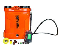 Обприскувач акумуляторний FERRUM FRES12L-LION: 12L 12Ah 12V (Li-ion батарея)