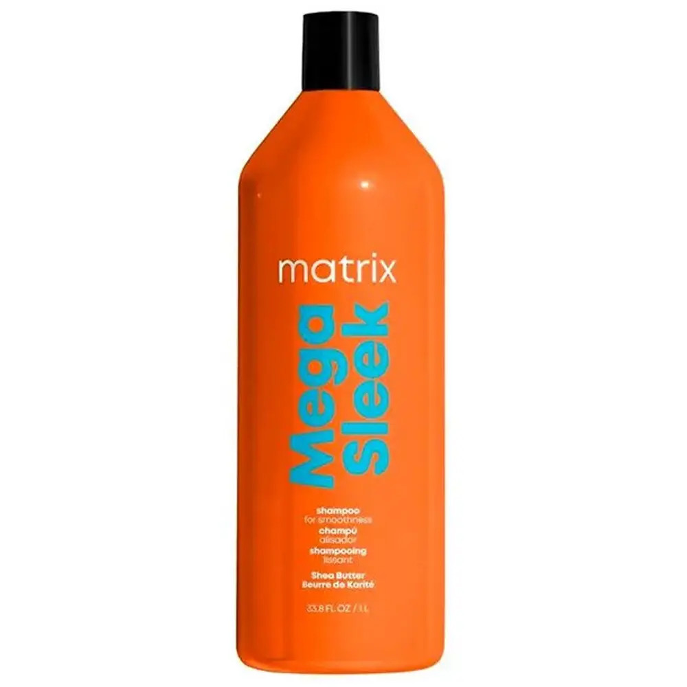 Matrix Total Results Mega Sleek Shampoo - шампунь з олією Ши для гладкості волосся, 1000 мл, фото 1