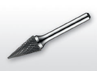 Борфреза твердосплавний тип M (конічна із загостреним кінцем), 3.0 мм, хвостовик 3-мм перехресна насічка