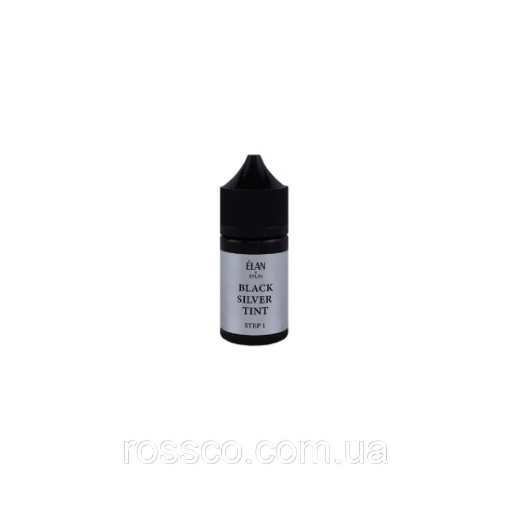 Система фарбування вій з інкапсульованим сріблом ELAN BLACK SILVER TINT, №1